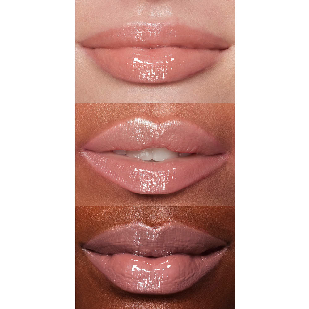 e.l.f. lacado labial vitaminas A y E para labios nutridos.
