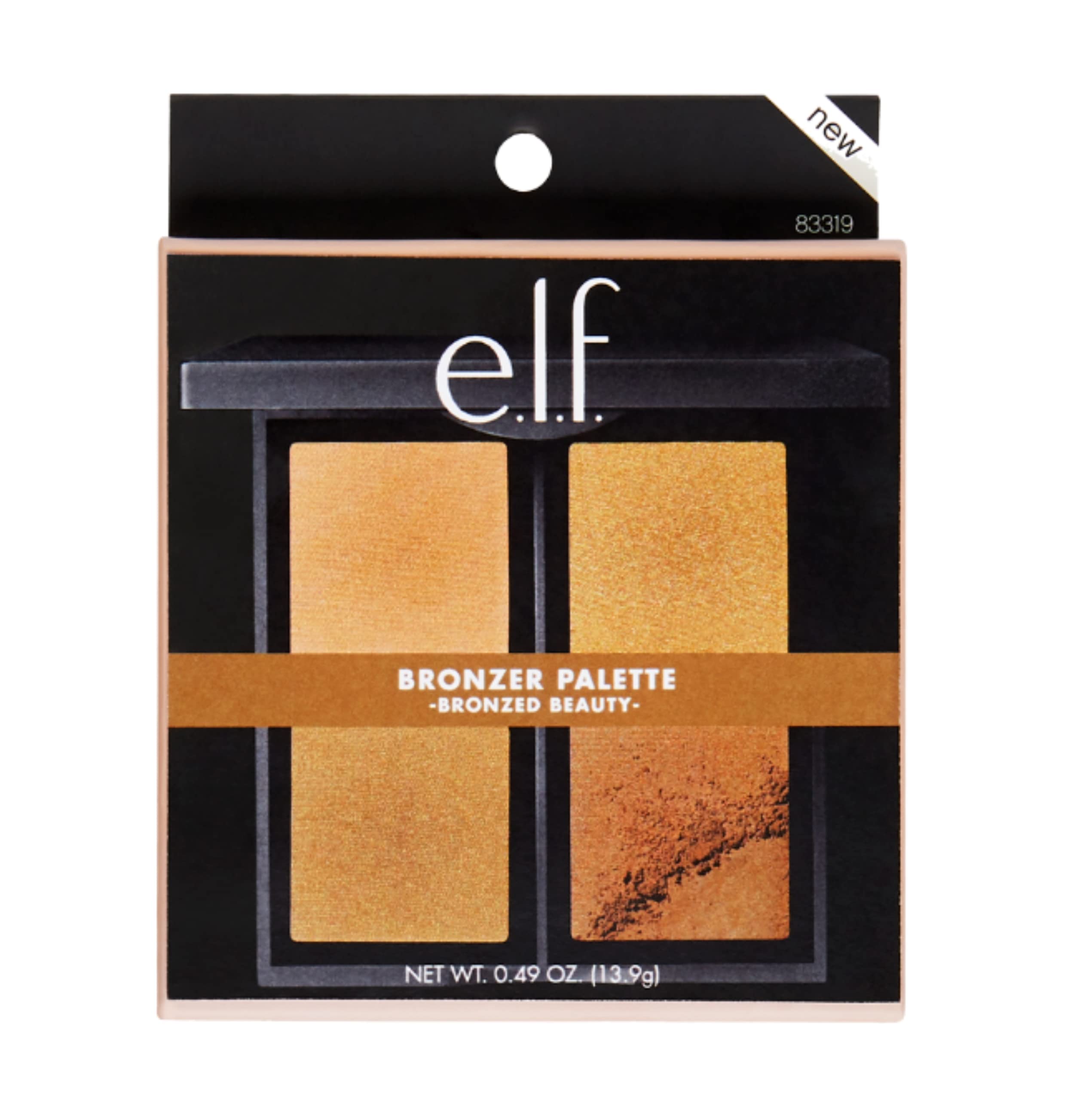 e.l.f. Paleta bronceadora Bronzed Beauty 83319, ingredientes suaves para el cuidado de la piel.