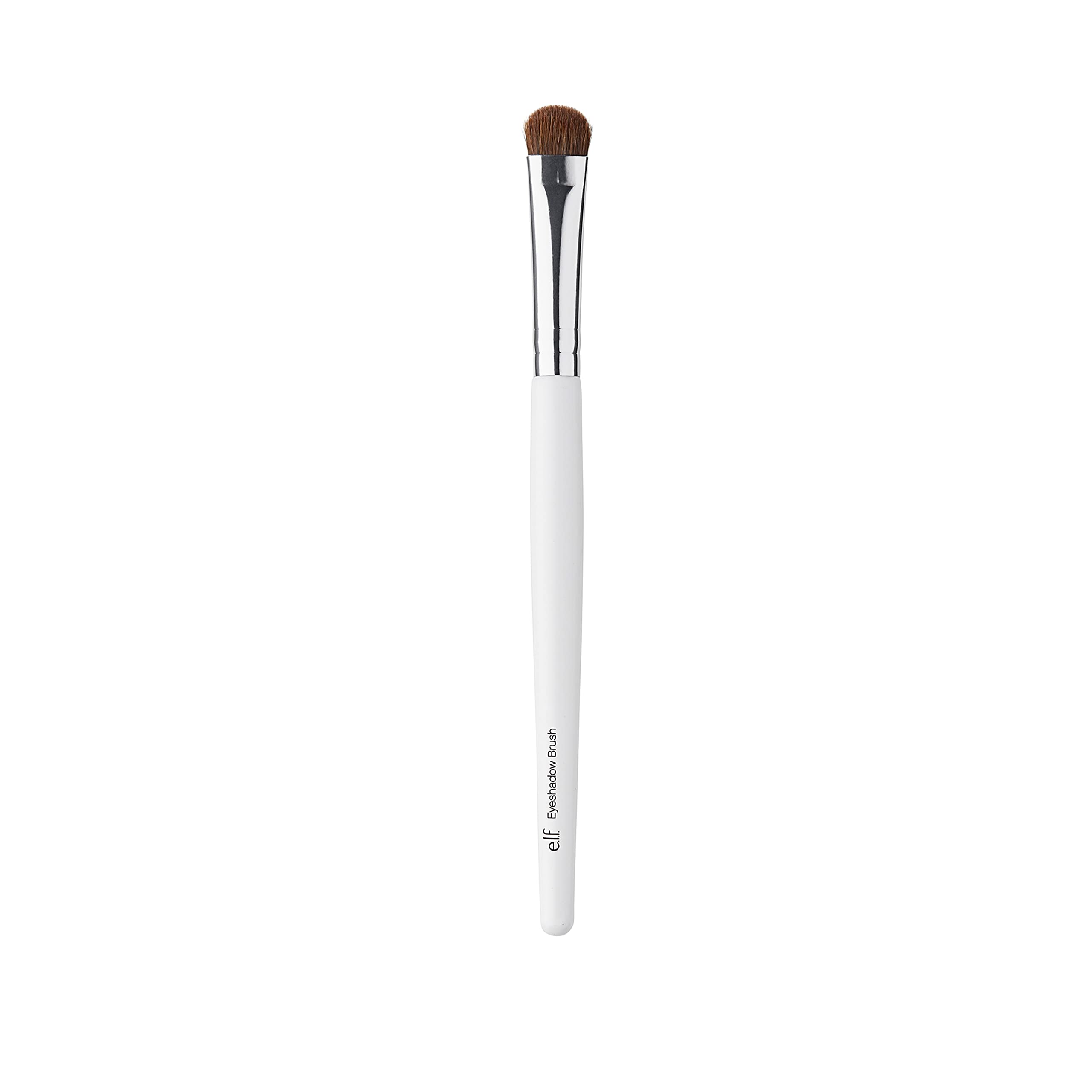 e.l.f. pequeña brocha para sombras de ojos con curva para contorneado suave.