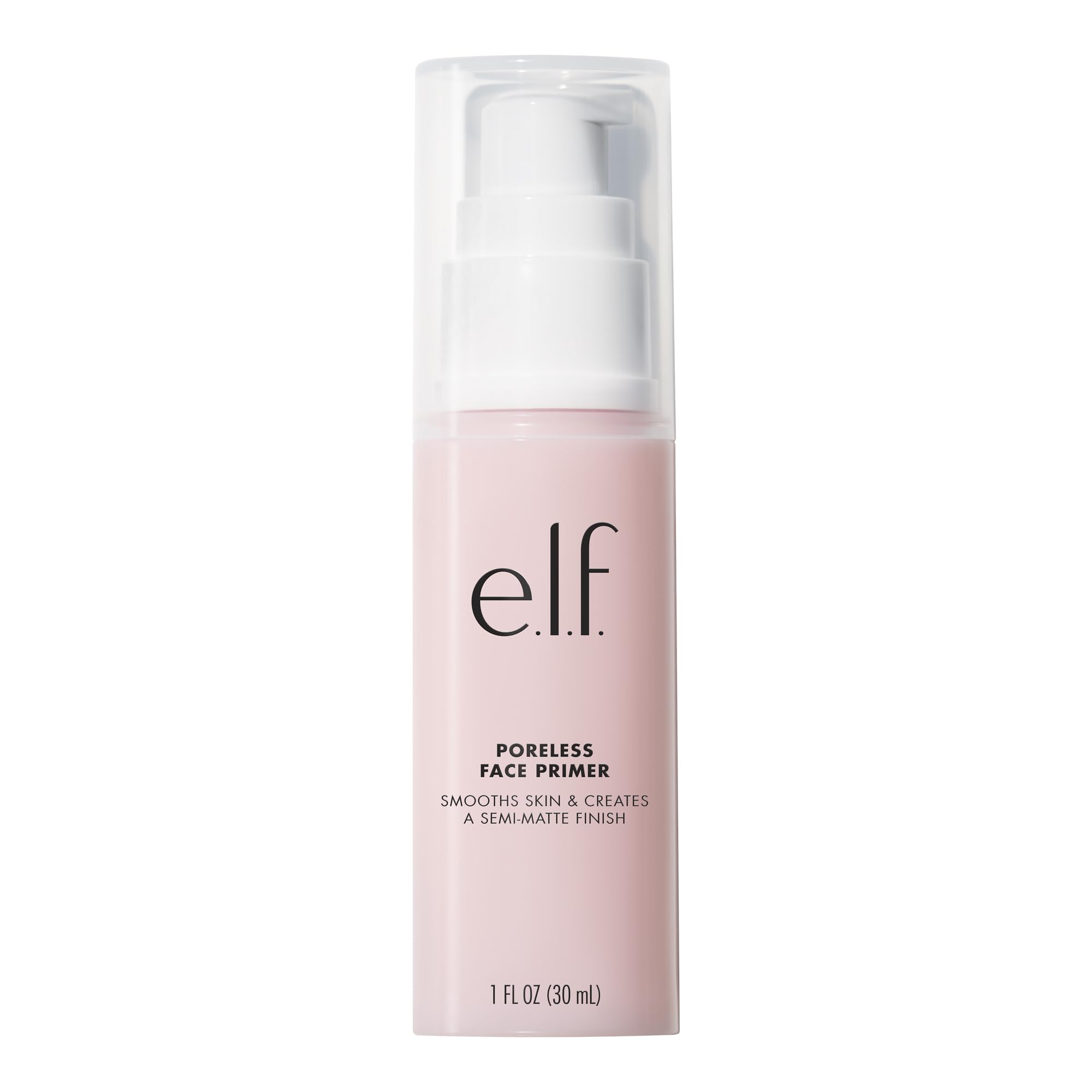 e.l.f. Poreless Primer with silky texture creates a smooth base for makeup.