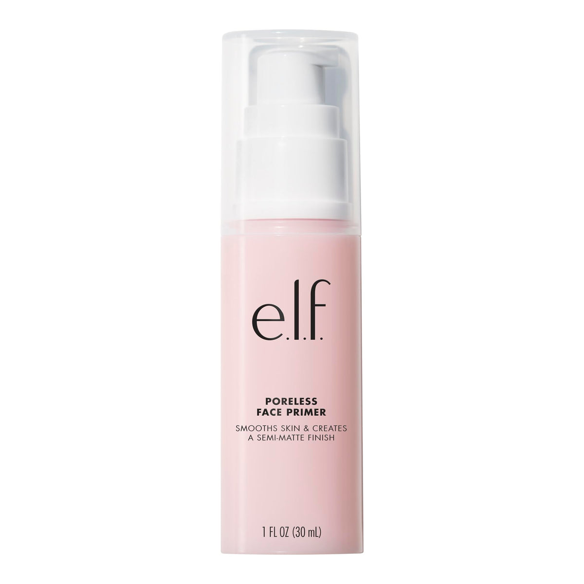 e.l.f. Poreless Primer with silky texture creates a smooth base for makeup.