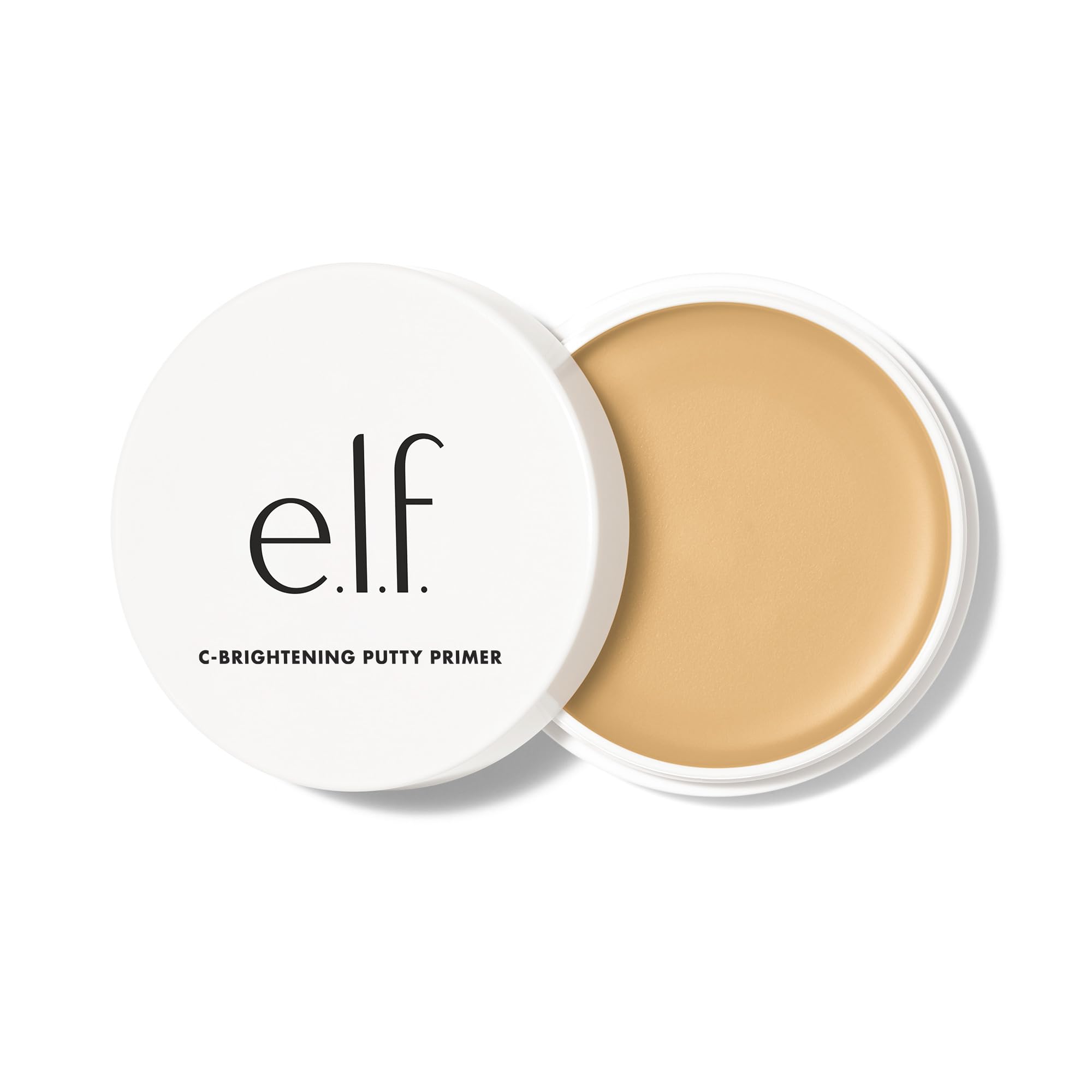e.l.f. primer en pasta iluminador: empaque compacto y práctico para viajar.