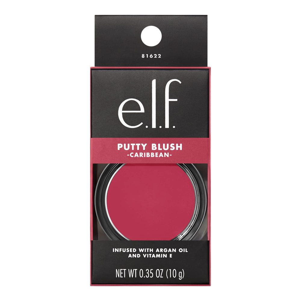 e.l.f. Putty Blush acabado semi-mate en acción para un aspecto fresco