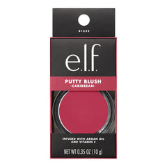 e.l.f. Putty Blush acabado semi-mate en acción para un aspecto fresco