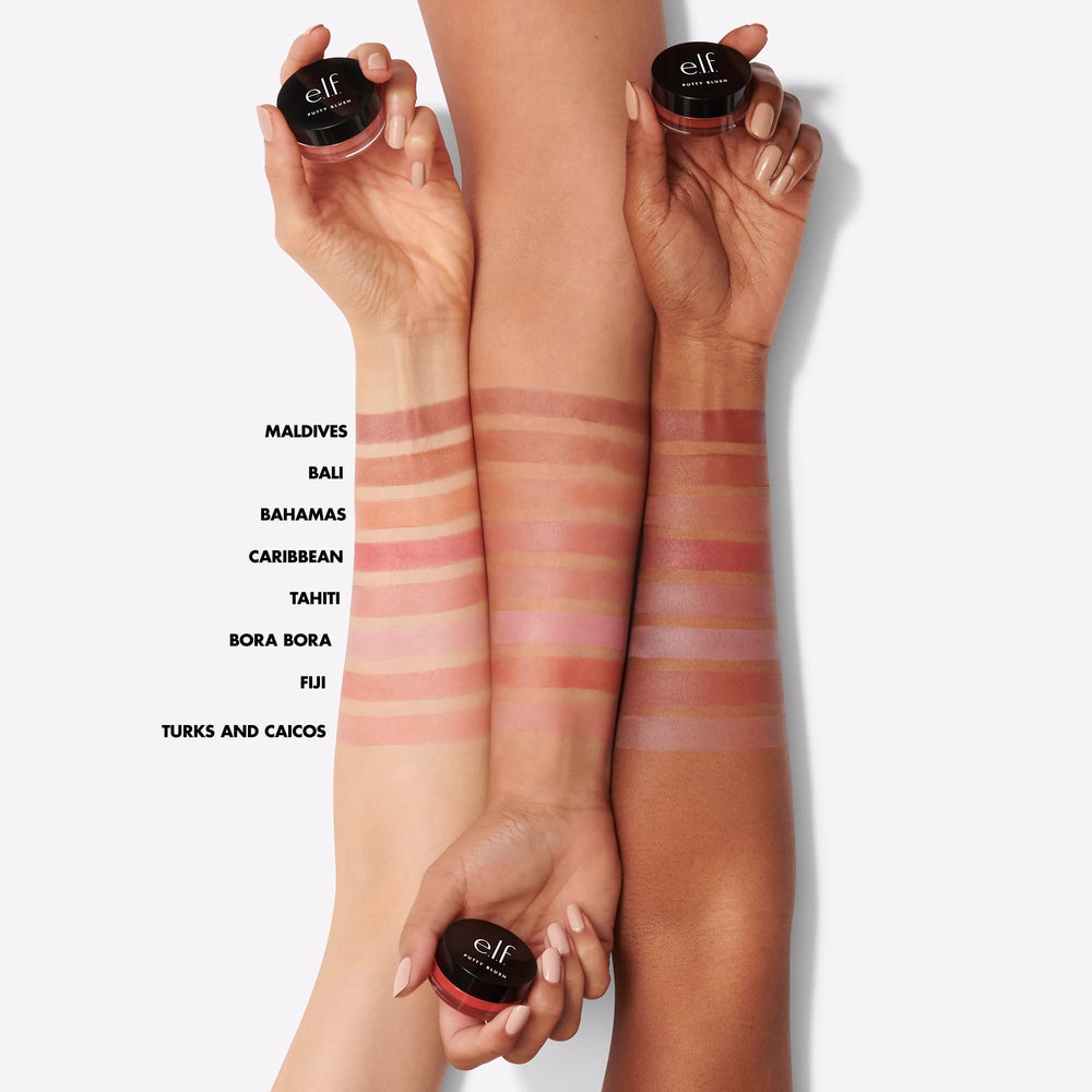 e.l.f. Putty Blush ideal para retoques rápidos con la brocha Putty