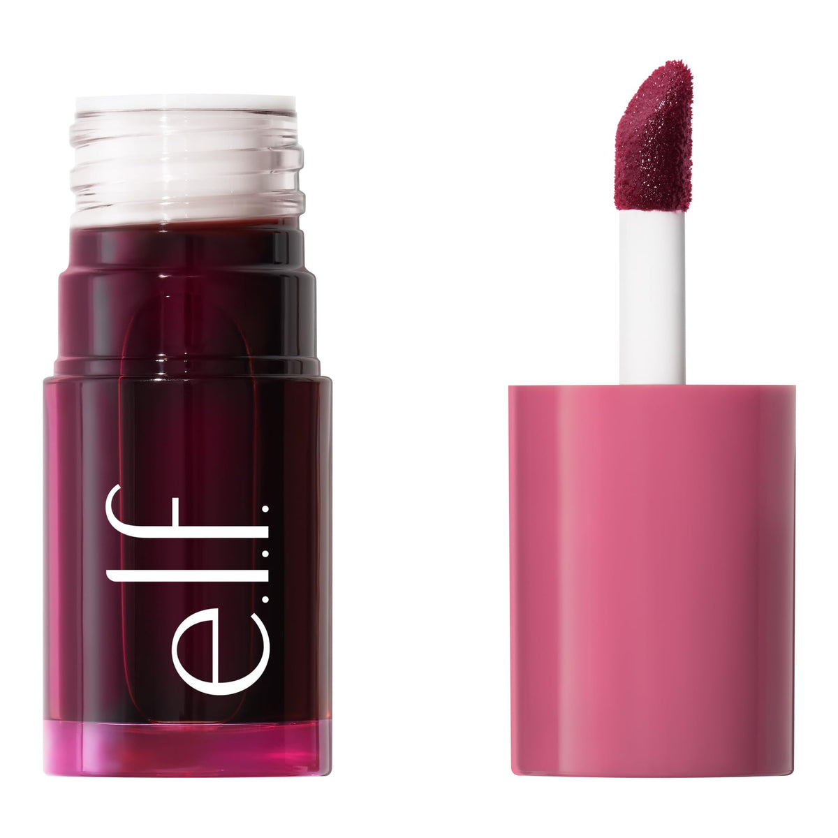 e.l.f. Sheer For It Blush Tint en labios para acabado natural y duradero.