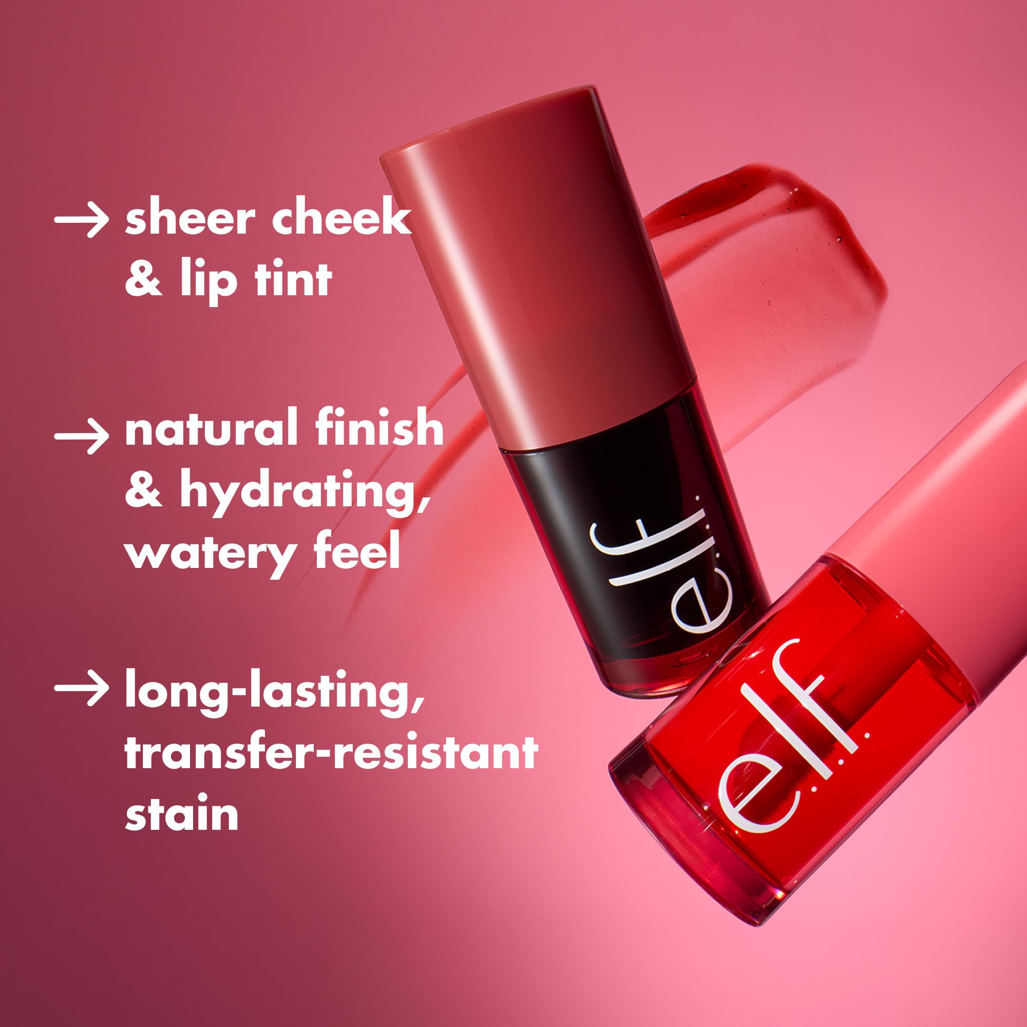 e.l.f. Sheer For It Blush Tint en mejillas aporta frescura y color duradero.