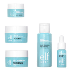 e.l.f. SKIN Holy Hydration mini kit crema para el rostro hidrata y suaviza.