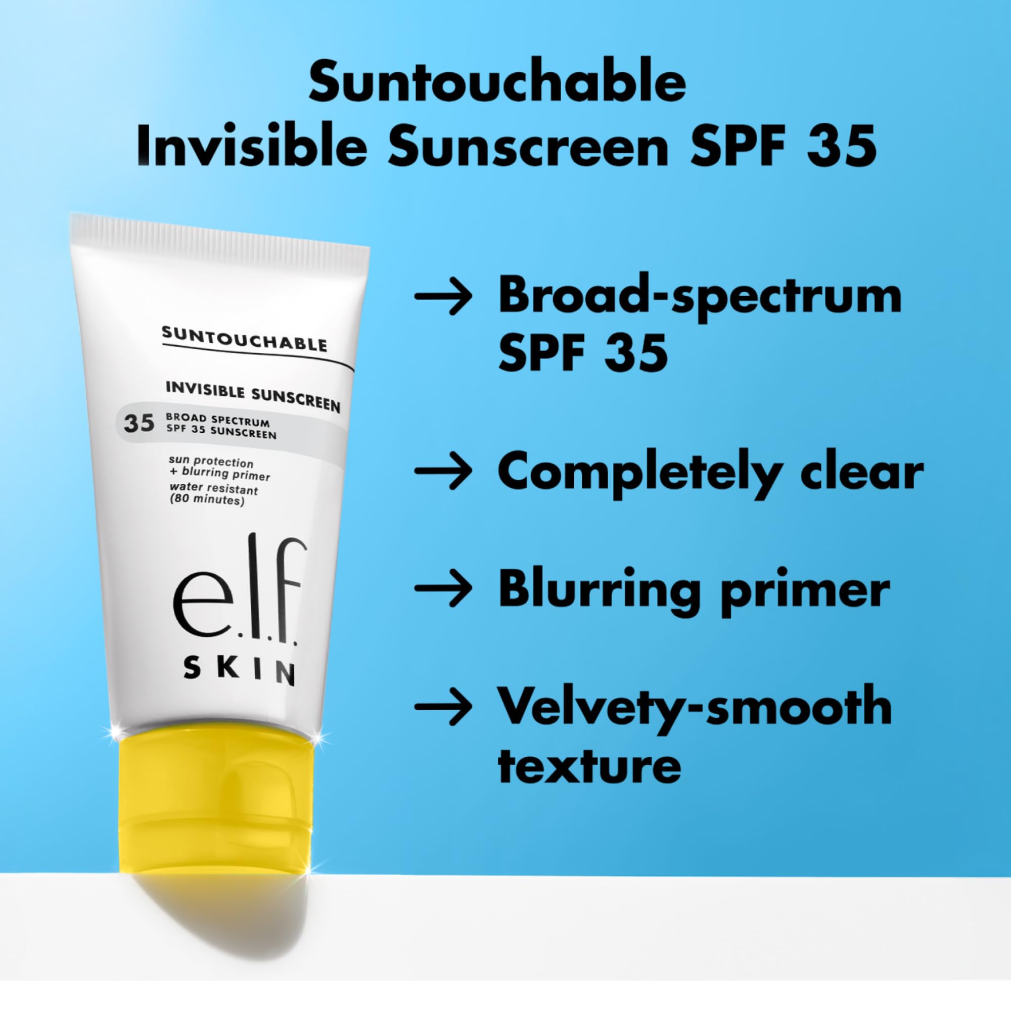 primer suave de e.l.f. SKIN Suntouchable para fijar maquillaje