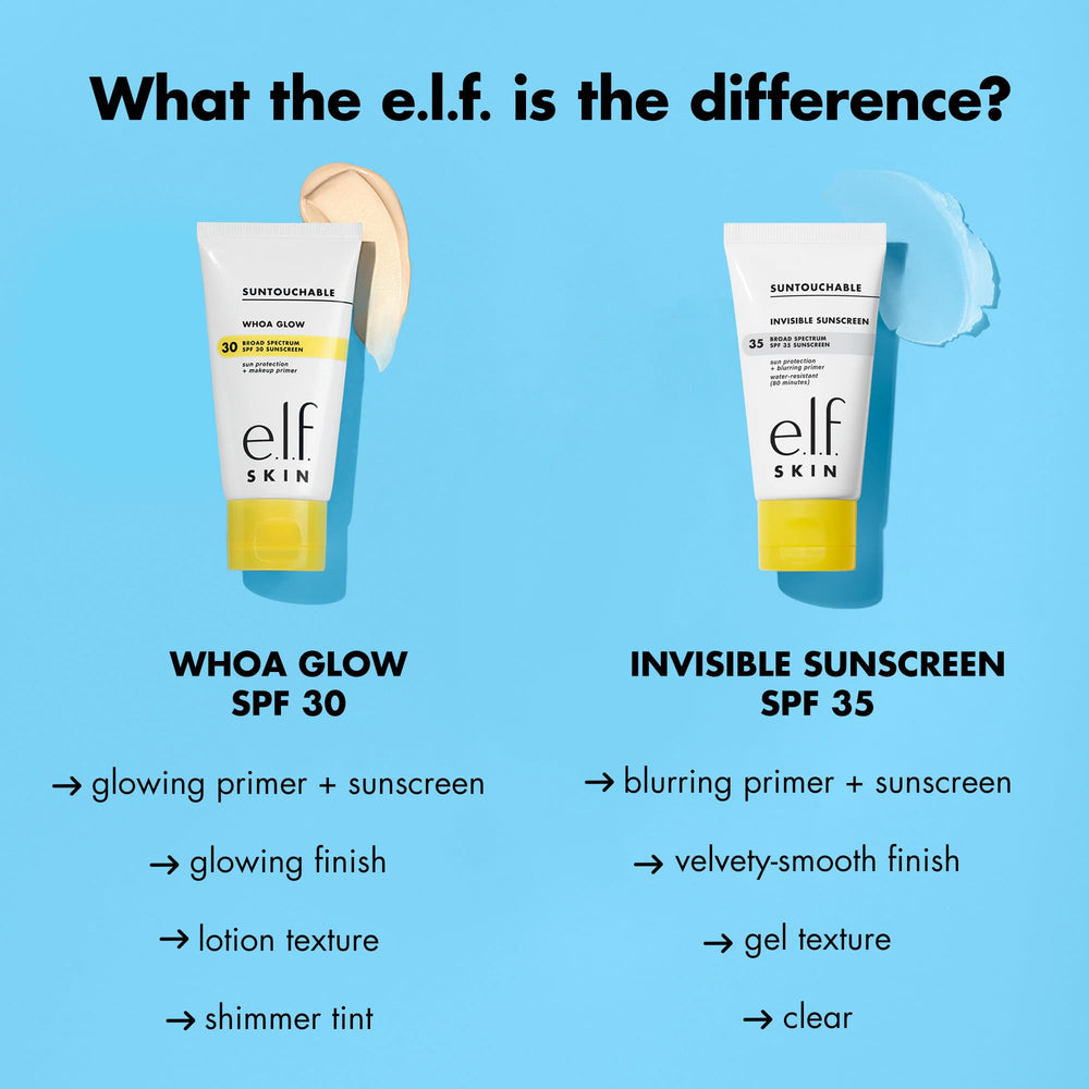 protección contra agua de e.l.f. SKIN Suntouchable para uso diario