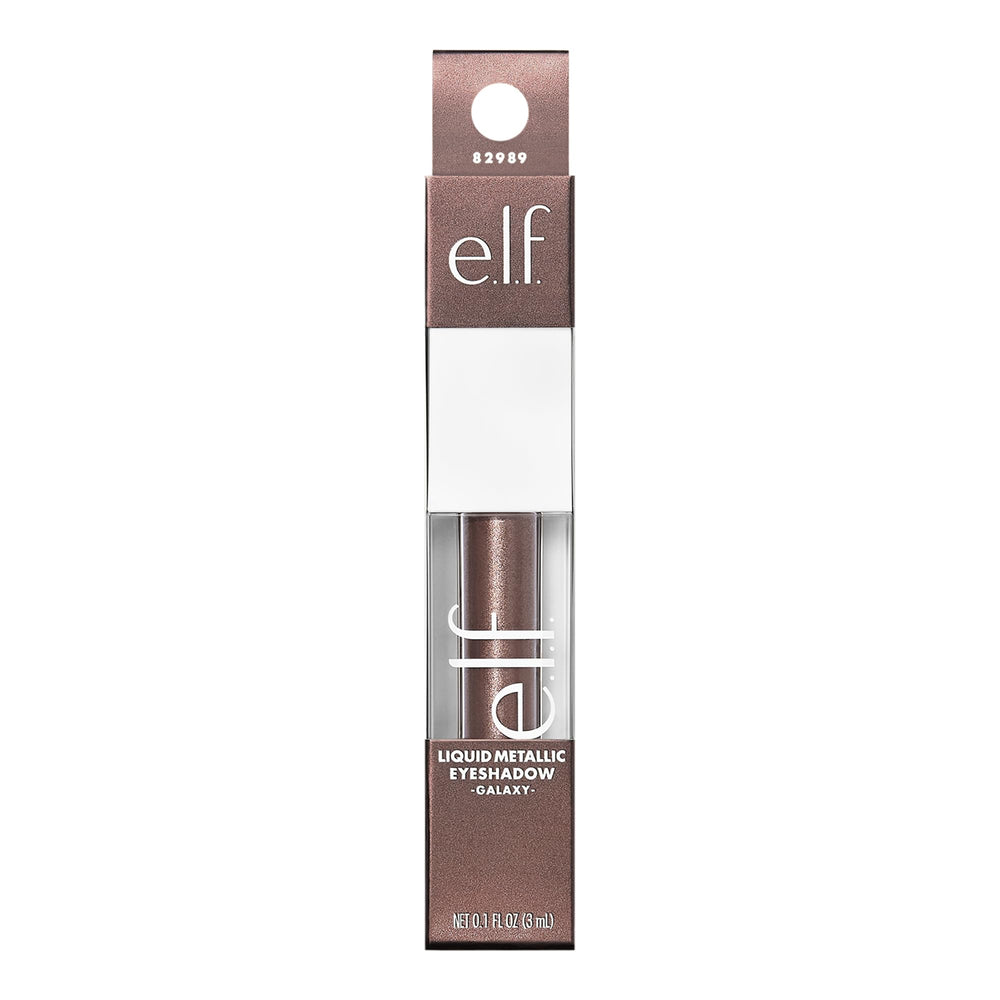 e.l.f. sombra metálica líquida Galaxy textura gel, secado rápido para uso diario.