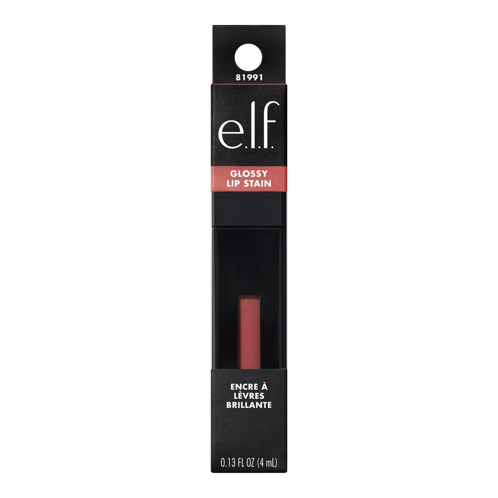 e.l.f. Glossy Lip Stain envase compacto ideal para bolso.