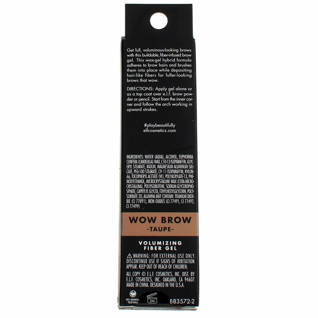 Wow Brow Gel de e.l.f.: cejas teñidas y volumen natural.