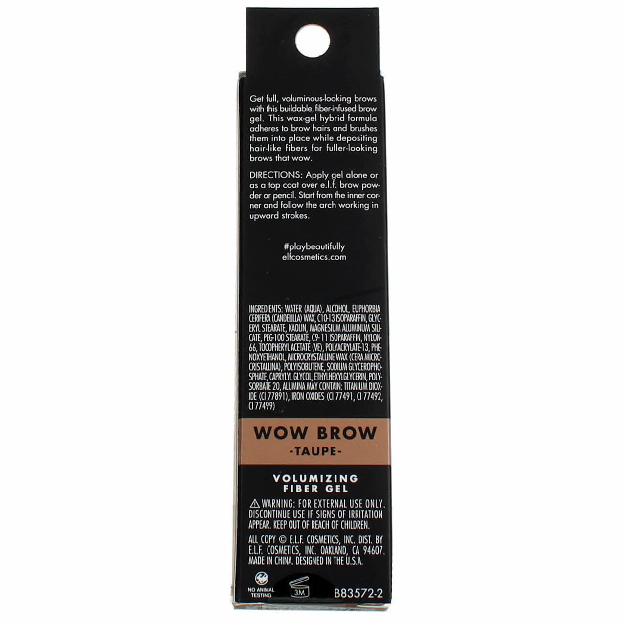 Wow Brow Gel de e.l.f.: cejas voluminosas tras la aplicación.