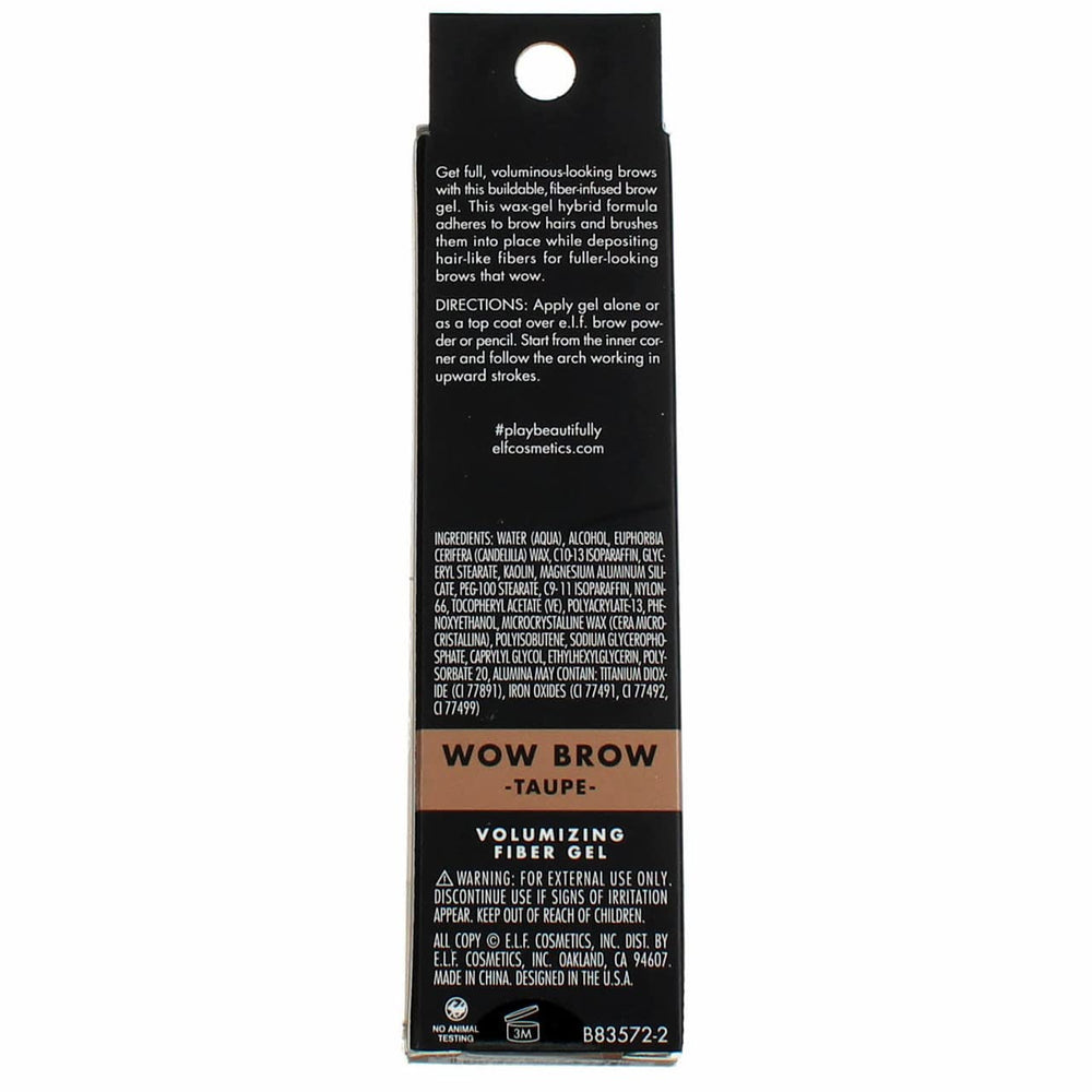 Wow Brow Gel de e.l.f.: cejas voluminosas tras la aplicación.