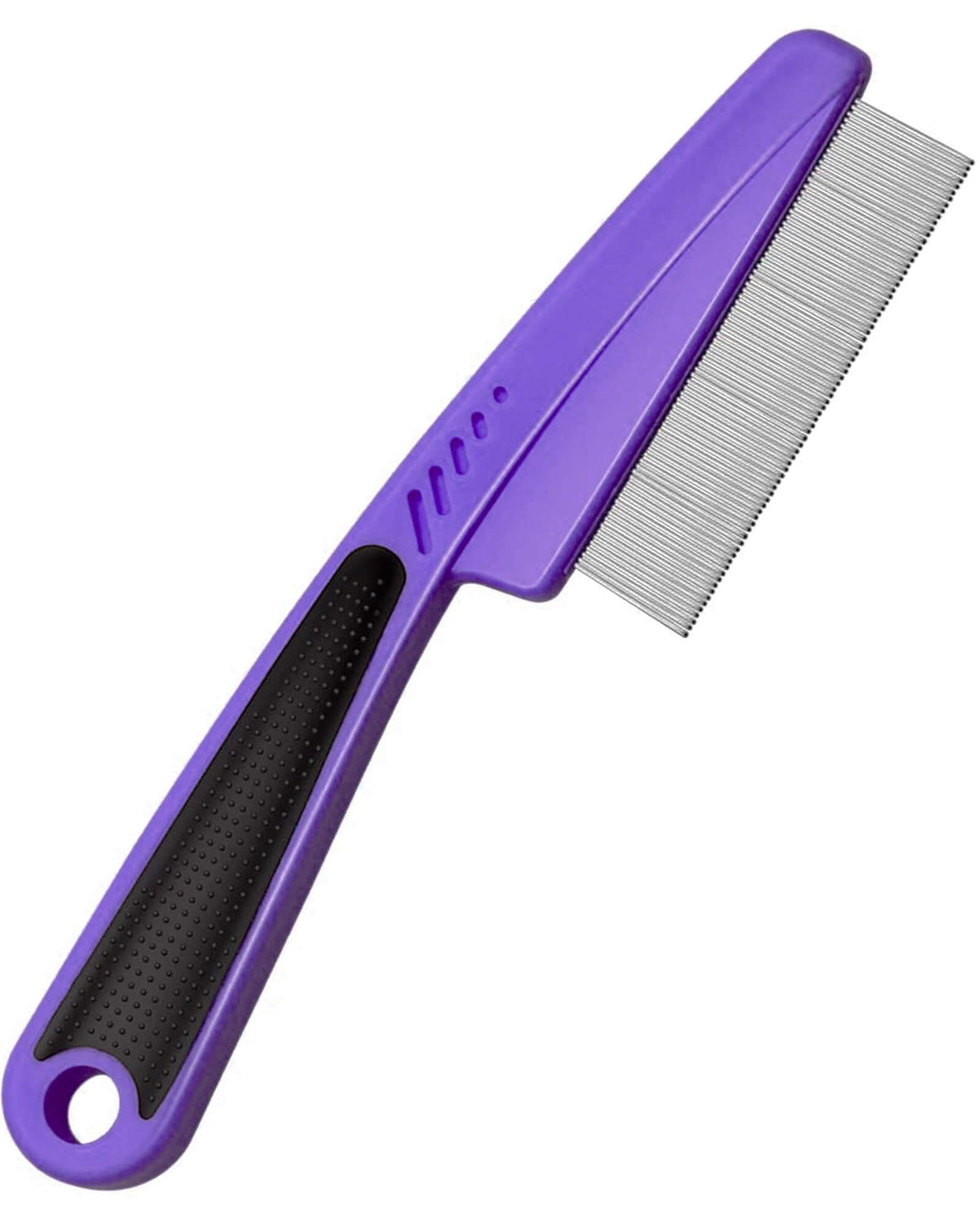 ELFOSKIK peine de dientes finos en acero inoxidable, limpieza precisa del cuero cabelludo.