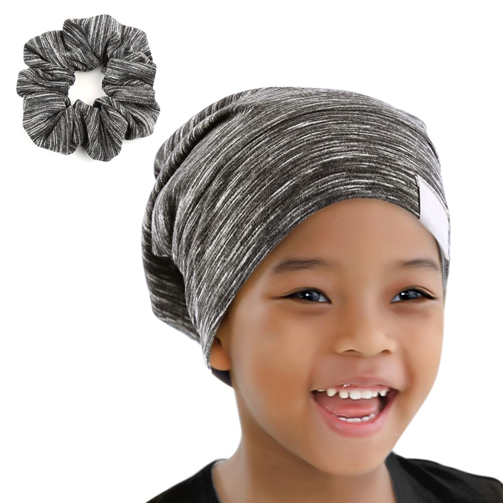 Gorro nocturno ELIHAIR con forro satinado suave para cabello liso o rizado.