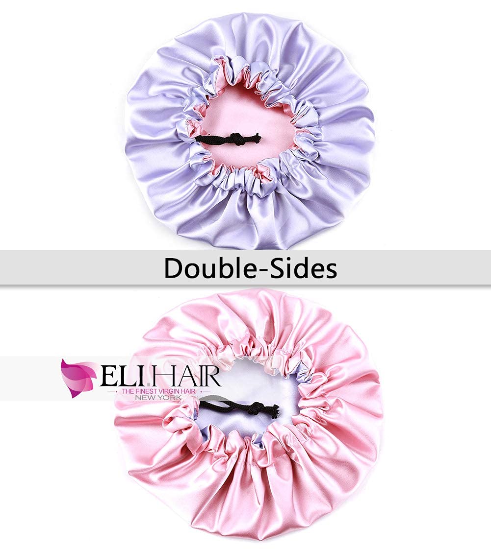 ELIHAIR borde suave y costura de calidad cuida el cabello sin tirones.