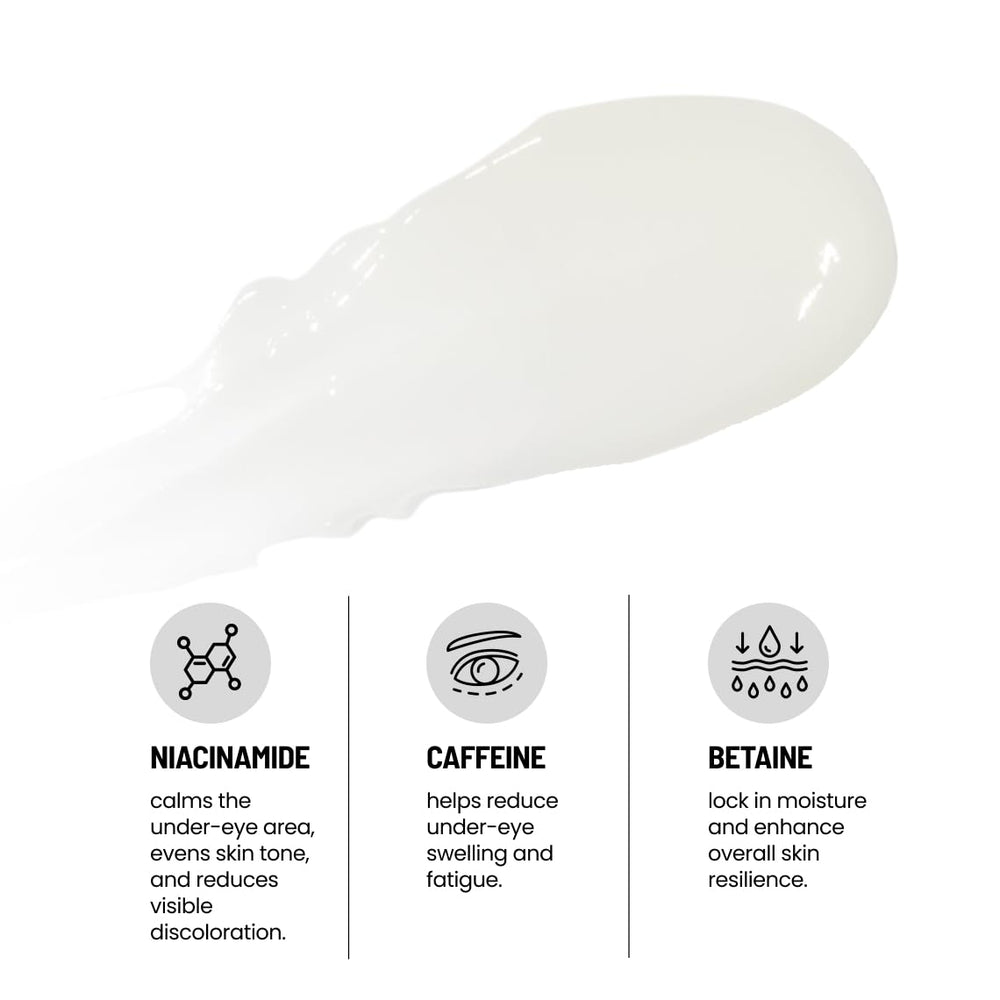 Eliré Crema Ojos ceramidas y cafeína: fortalece la barrera y energiza la mirada.