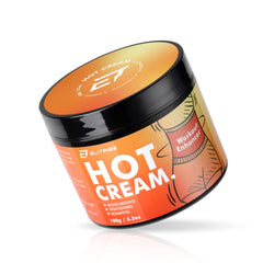Elitribe empaque crema caliente: presentación atractiva para compra y uso cómodo.