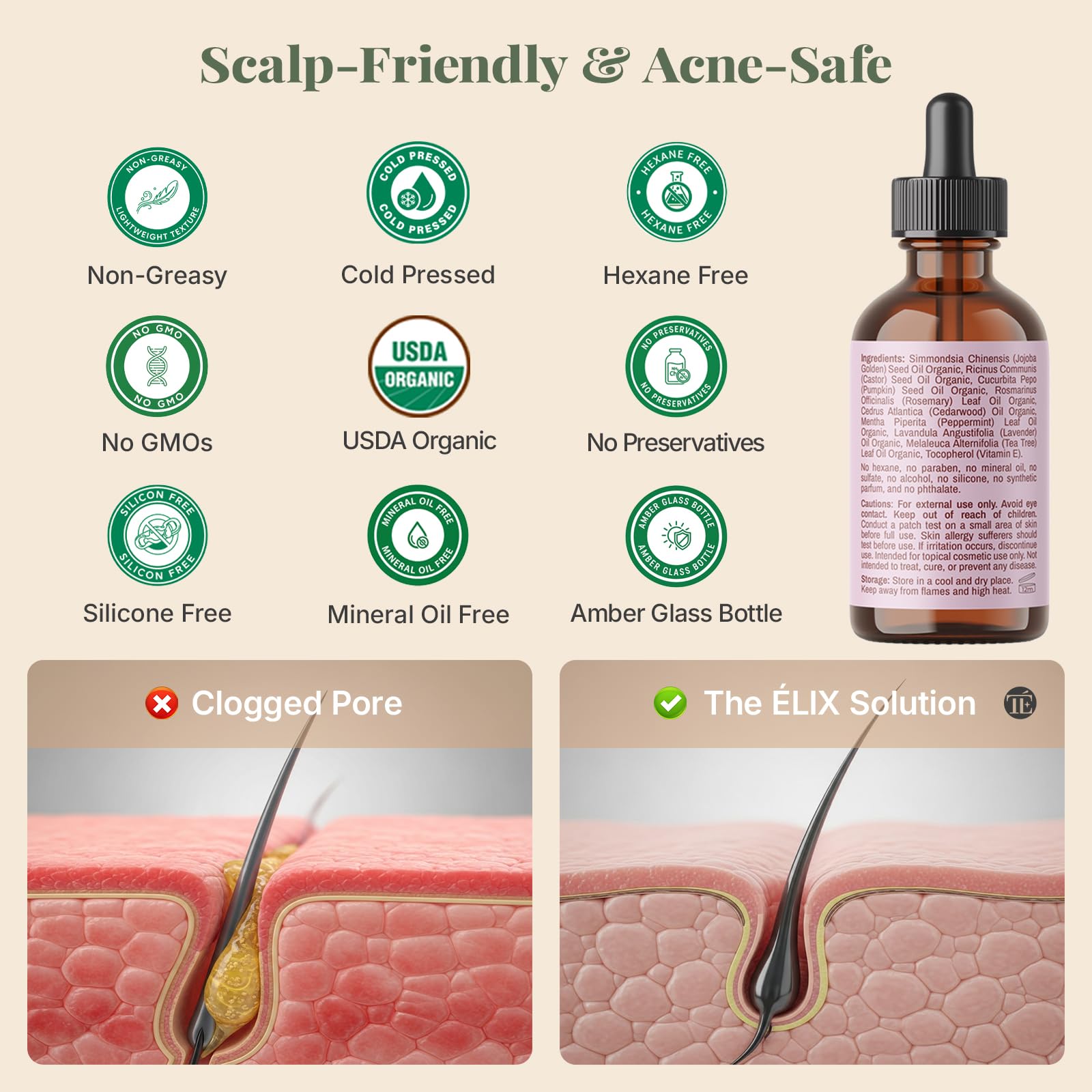ELIX aceite de romero, envase compacto ideal para viajar