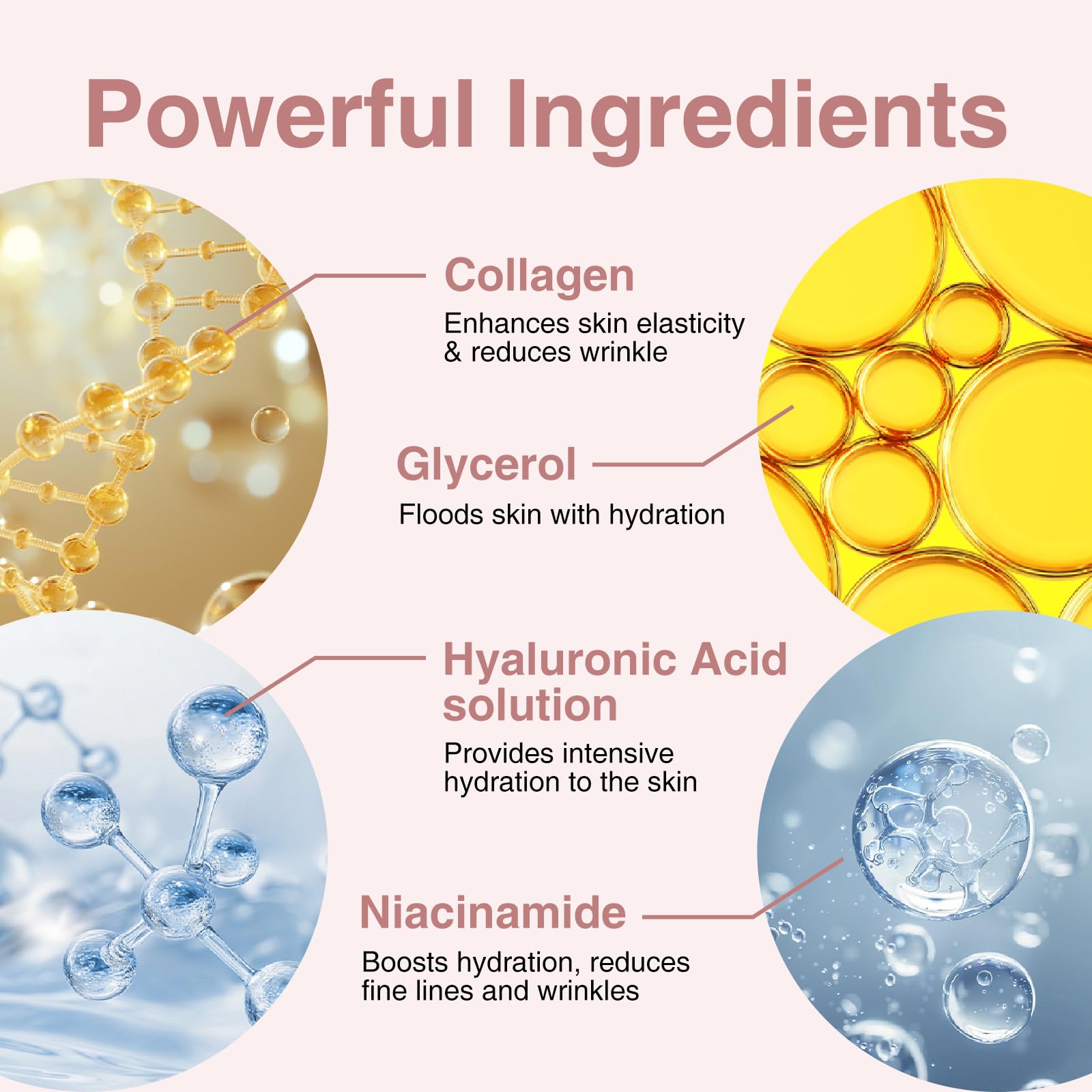 Mascarilla Elixbloom de bio-colageno, aplicacion nocturna para activos bien absorbidos.