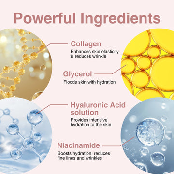 Mascarilla Elixbloom de bio-colageno, aplicacion nocturna para activos bien absorbidos.