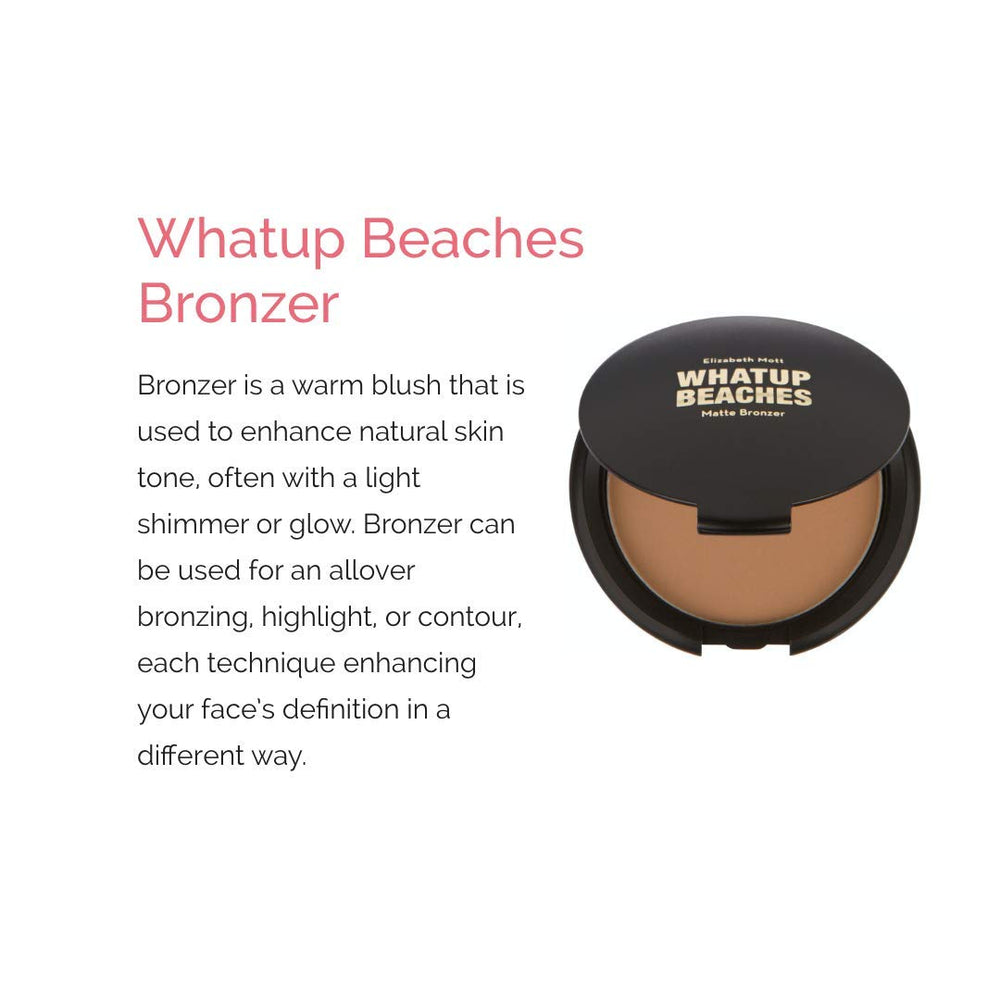 Elizabeth Mott Whatup Beaches bronceador acabado luminoso para resplandor suave