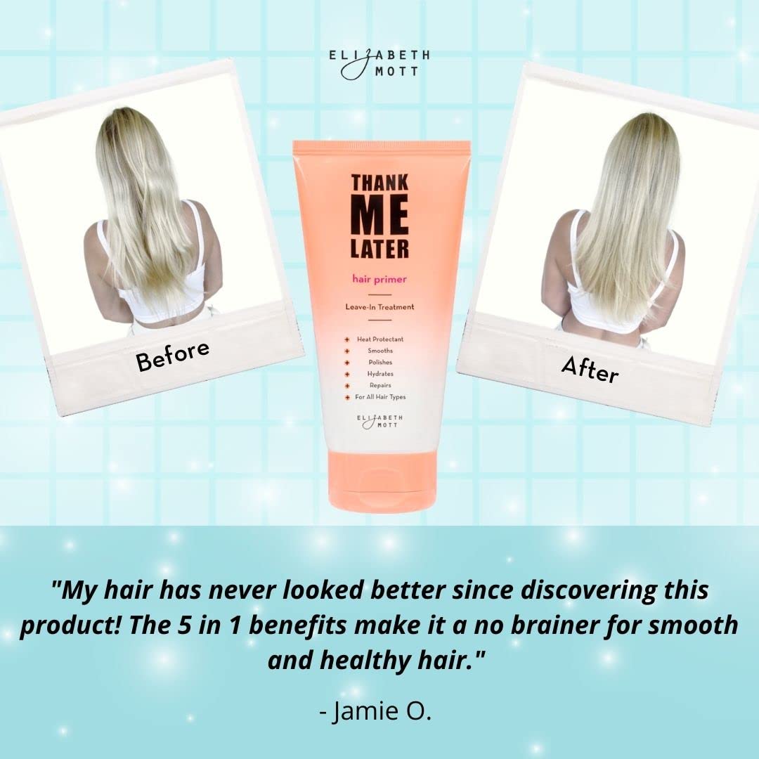 Elizabeth Mott Thank Me Later, envase de 150 ml, práctico para uso diario.