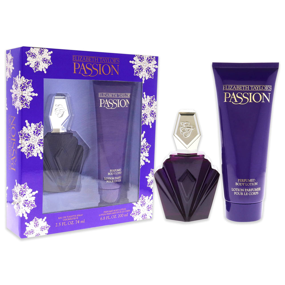 Elizabeth Taylor Passion notes amber and vanilla evoke a warm scent.