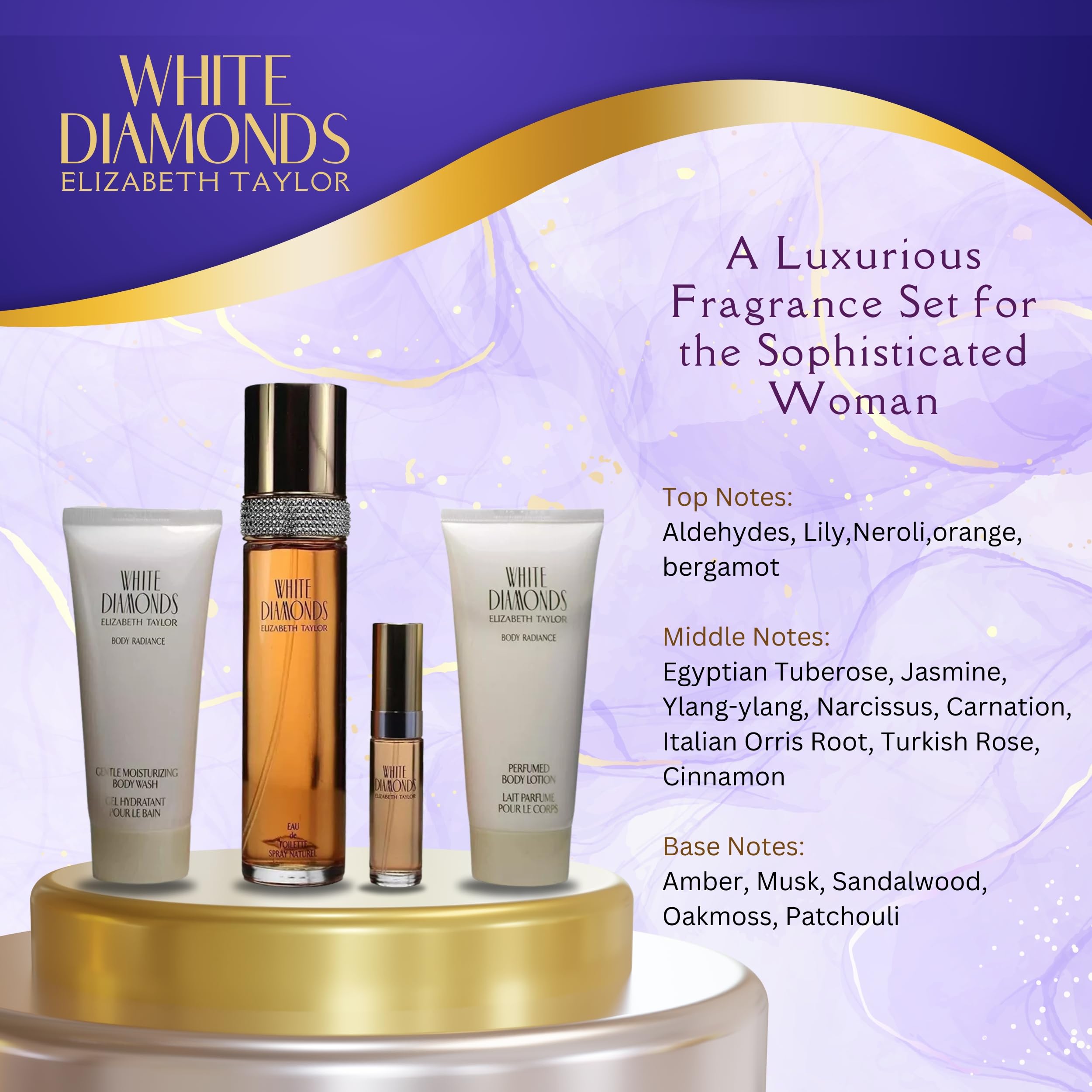 Caja-regalo Elizabeth Taylor White Diamonds para sorprender