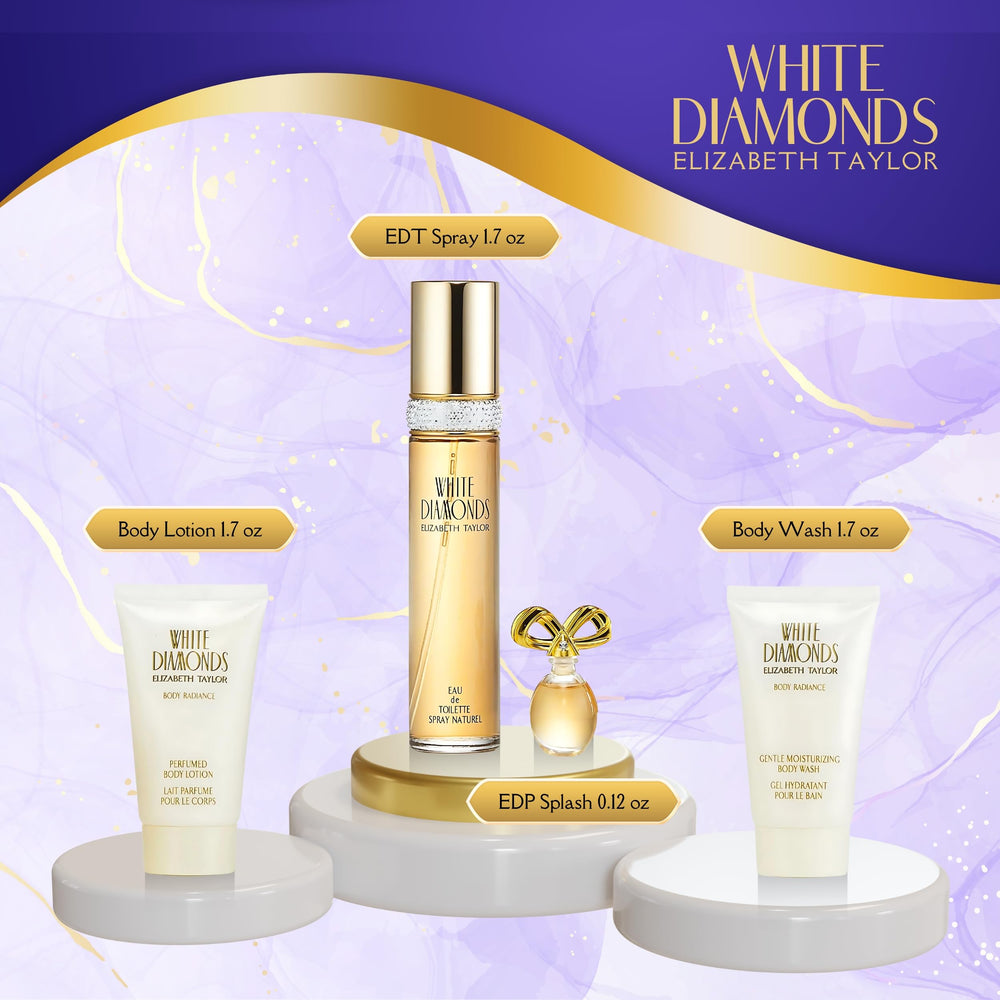 Elizabeth Taylor White Diamonds EDT spray for timeless aroma suitable for daily wear.