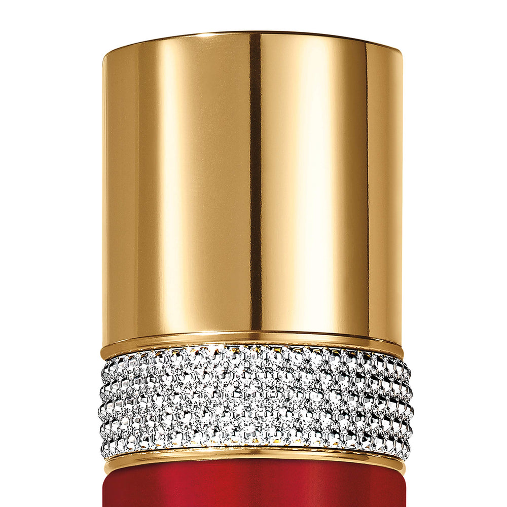 Botella con acabado glamoroso de Elizabeth Taylor White Diamonds En Rouge.