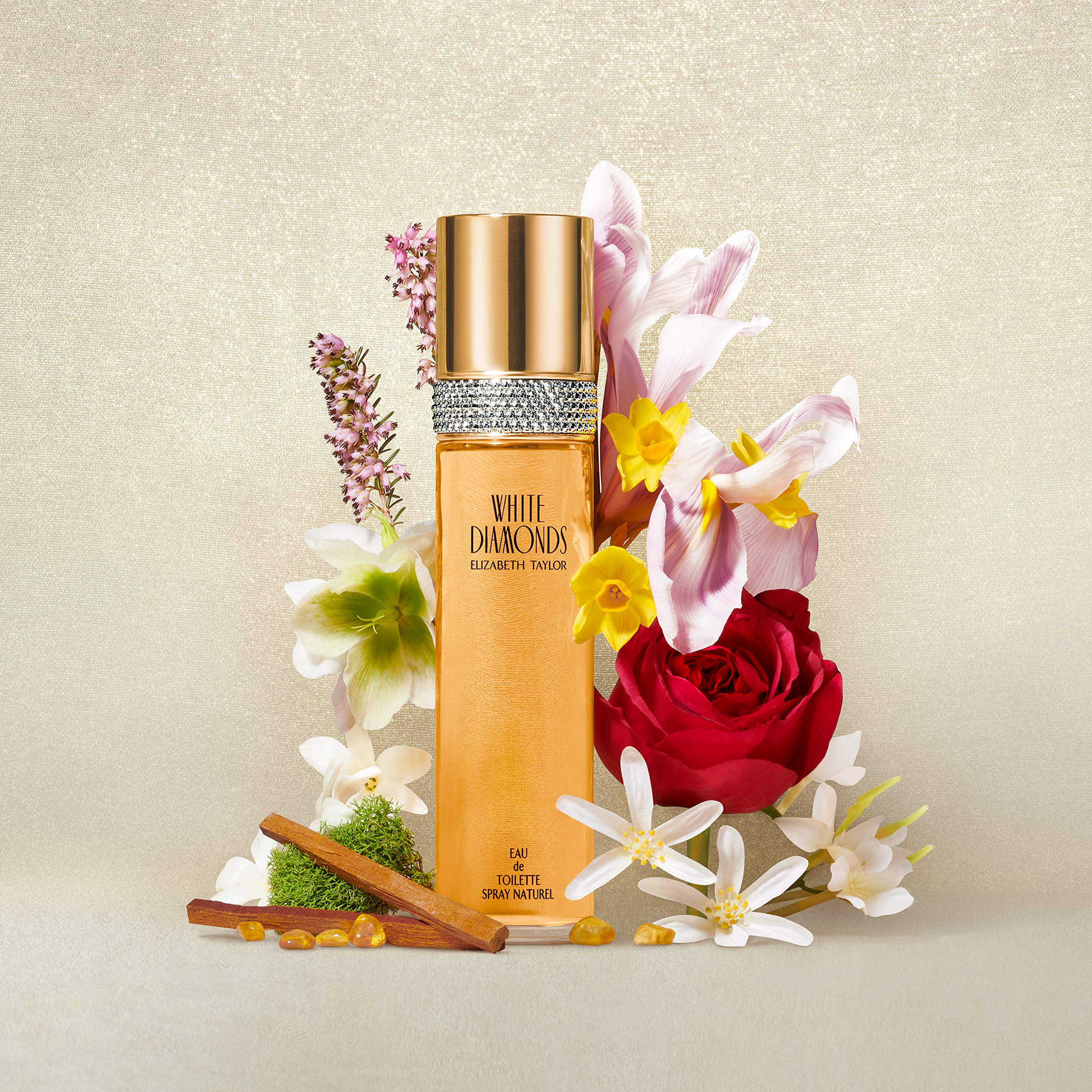 Elizabeth Taylor White Diamonds mini EDP splash for on-the-go fragrance touchups.