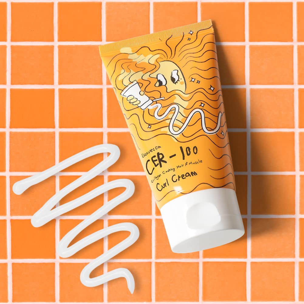 Elizavecca CER-100 crema rizos, contiene collagen hidrolizado para nutrición