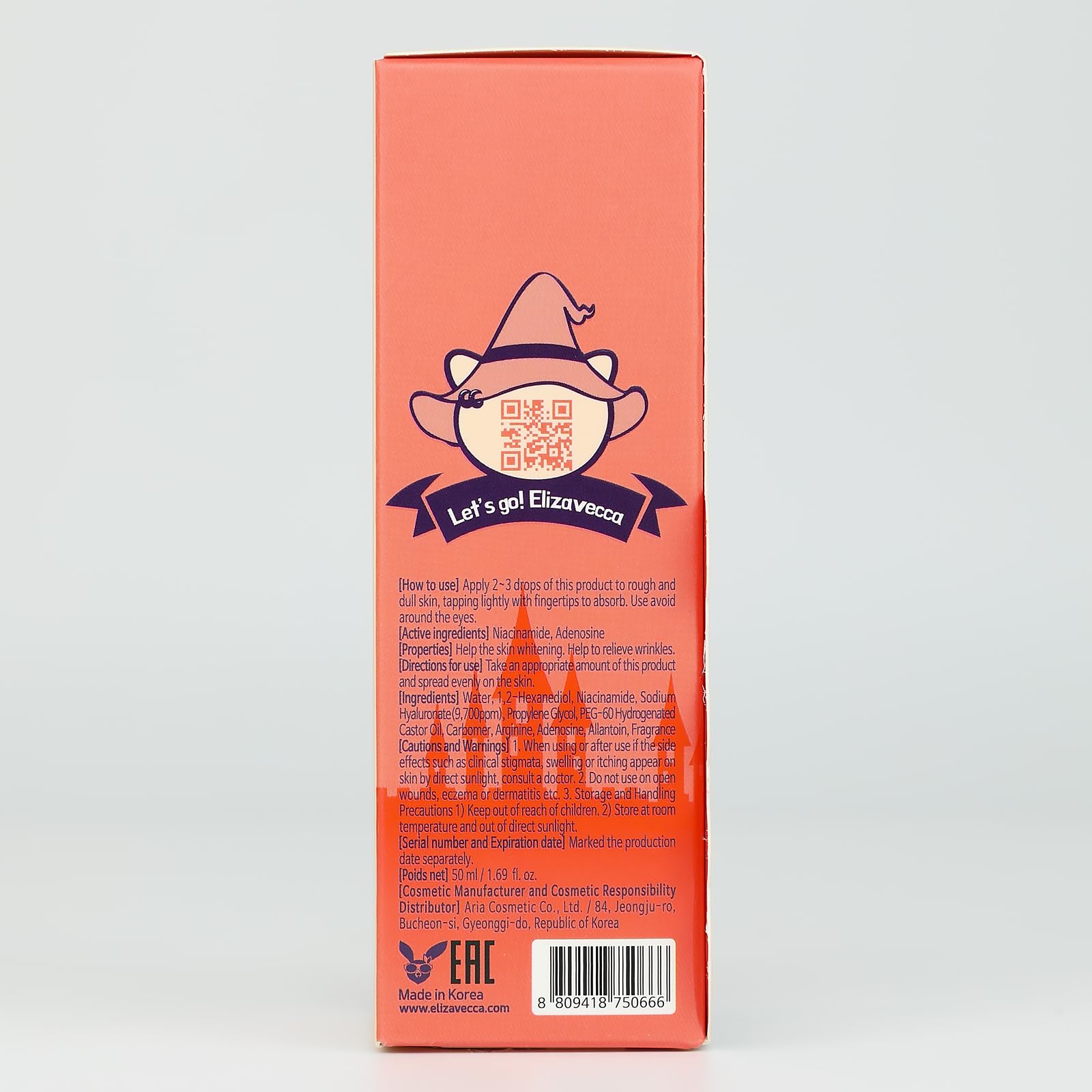Elizavecca Witch Piggy Hell Pore Control Suero, textura ligera que se absorbe rápidamente.
