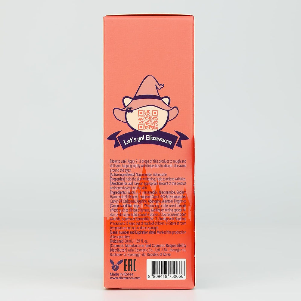 Elizavecca Witch Piggy Hell Pore Control Suero, textura ligera que se absorbe rápidamente.