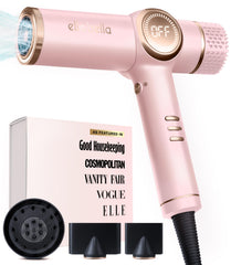 Secador iónico profesional ELLA BELLA para cabello suave y brillante.
