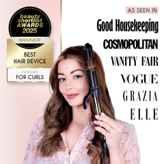 ELLA BELLA Tecnología cerámica que protege el cabello y reduce el calor.