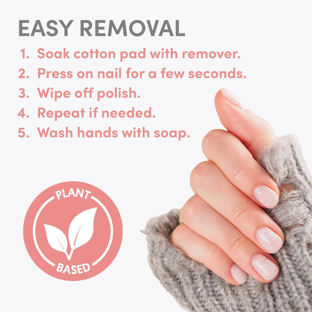 Caja de Ella+Mila con removedor acetona pura lista para gel/acrílico.