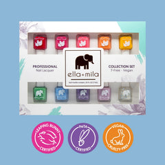 ella+mila esmalte vegano 17-free: opción segura para uñas sanas.
