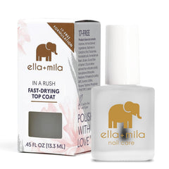 ella+mila secado rápido en botella, manicura lista en minutos