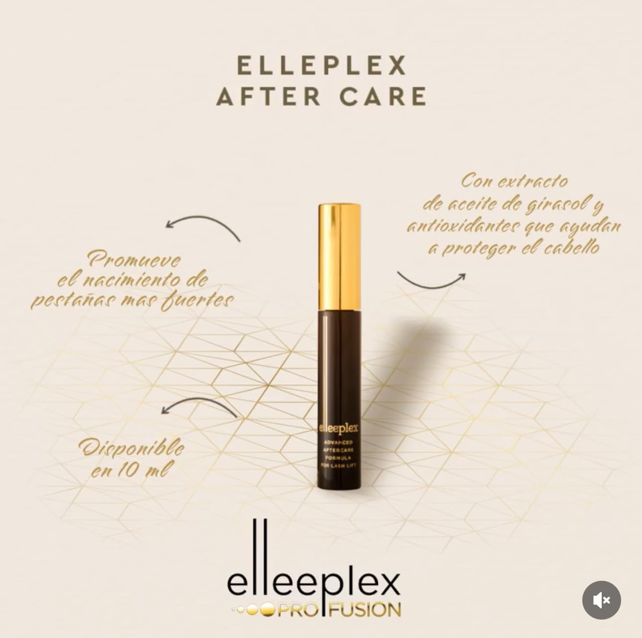 Elleeplex d'Elleebana, flacon-serum-nourrissant, nourrit et fortifie les cils et sourcils entre les traitements