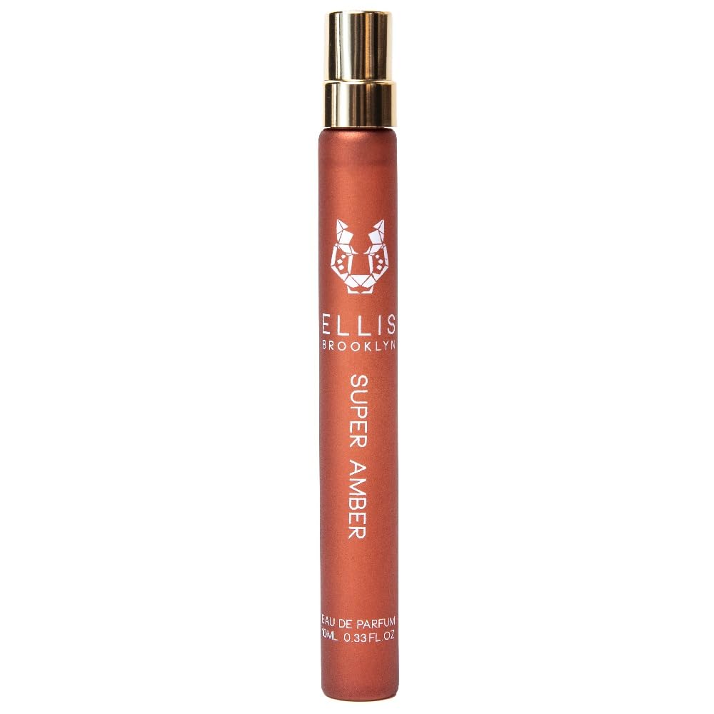 Ellis Brooklyn Super Amber frasco de viaje para llevar la fragancia a cualquier lugar.