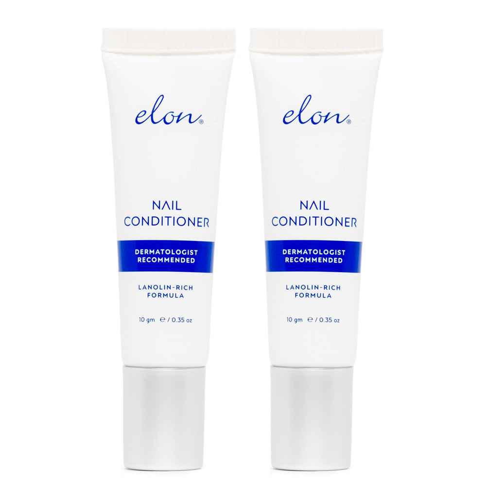 Elon Condicionador de Uñas con Lanolina: botella visible, hidratación suave para uñas frágiles.