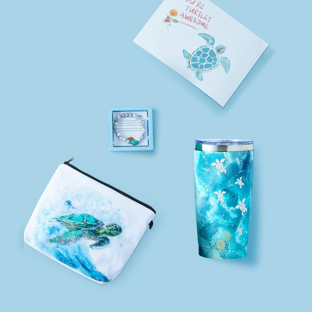 Masque sommeil en soie ELSEULAR tortue marine, sommeil plus doux