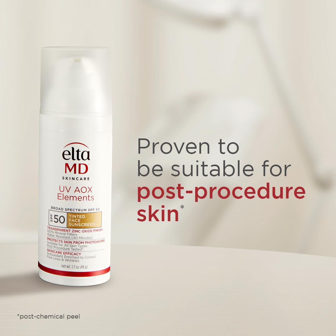 EltaMD UV AOX Elements antioxidantes protegen de estres ambiental.