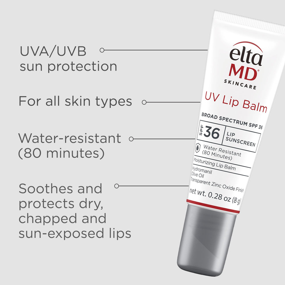 EltaMD balsamo labial con oxido de zinc transparente