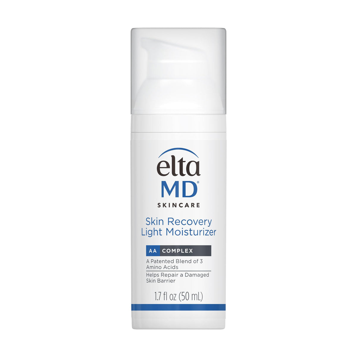 La crema EltaMD Skin Recovery Light, hidratante ligero para rostro sin grasa.