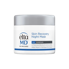 EltaMD Skin Recovery Night Mask en tarro, crema calmante para piel sensible.